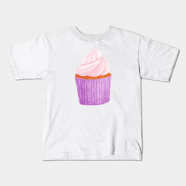 cupcake Kids T-Shirt by shoko